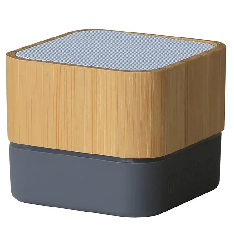 Mini alto-falante quadrado de madeira Bluetooths
